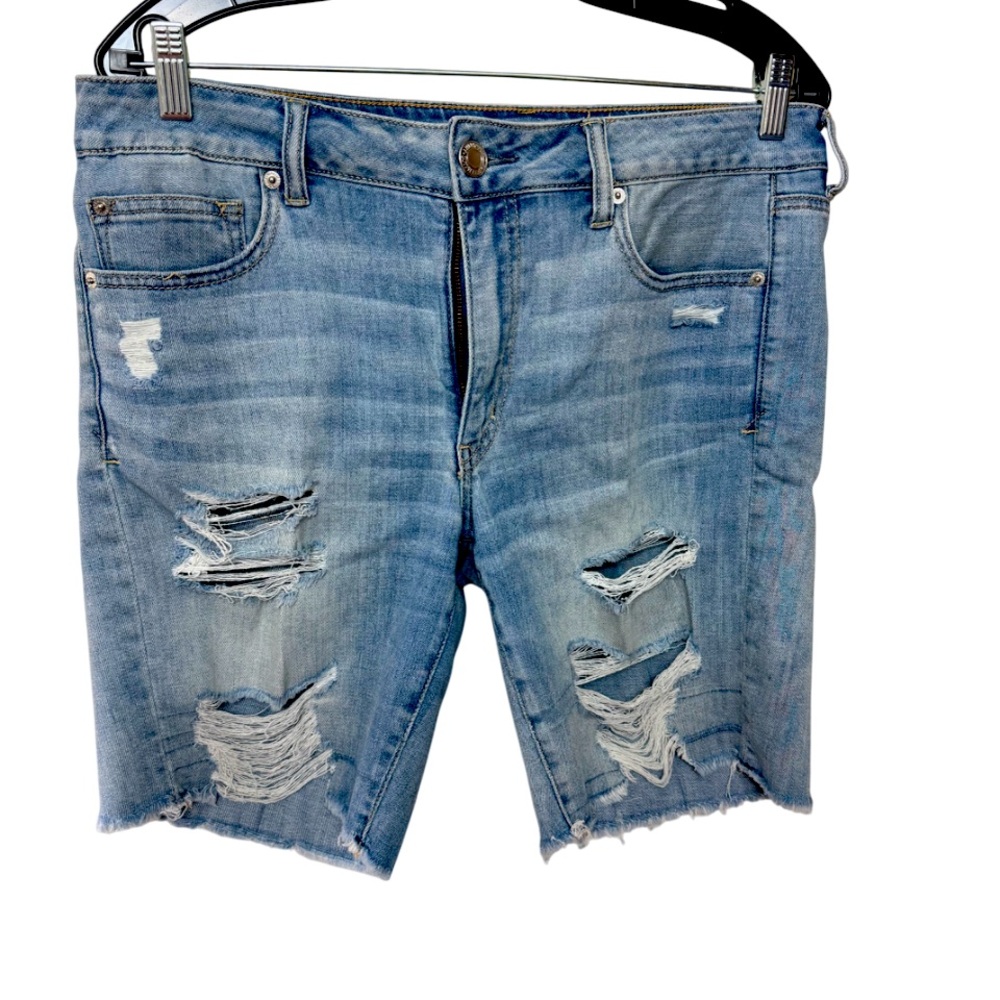 American Eagle Outfitters Light Blue Denim Shorts